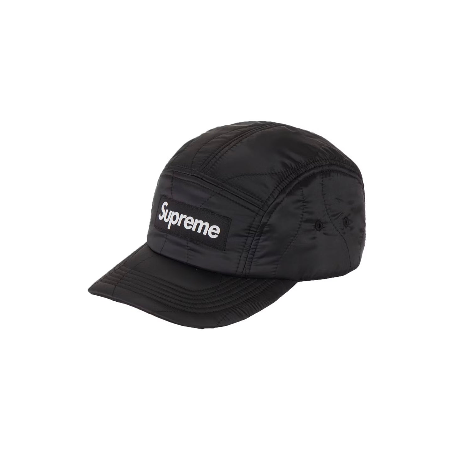 Supreme Quilted Liner Camp Cap Black
