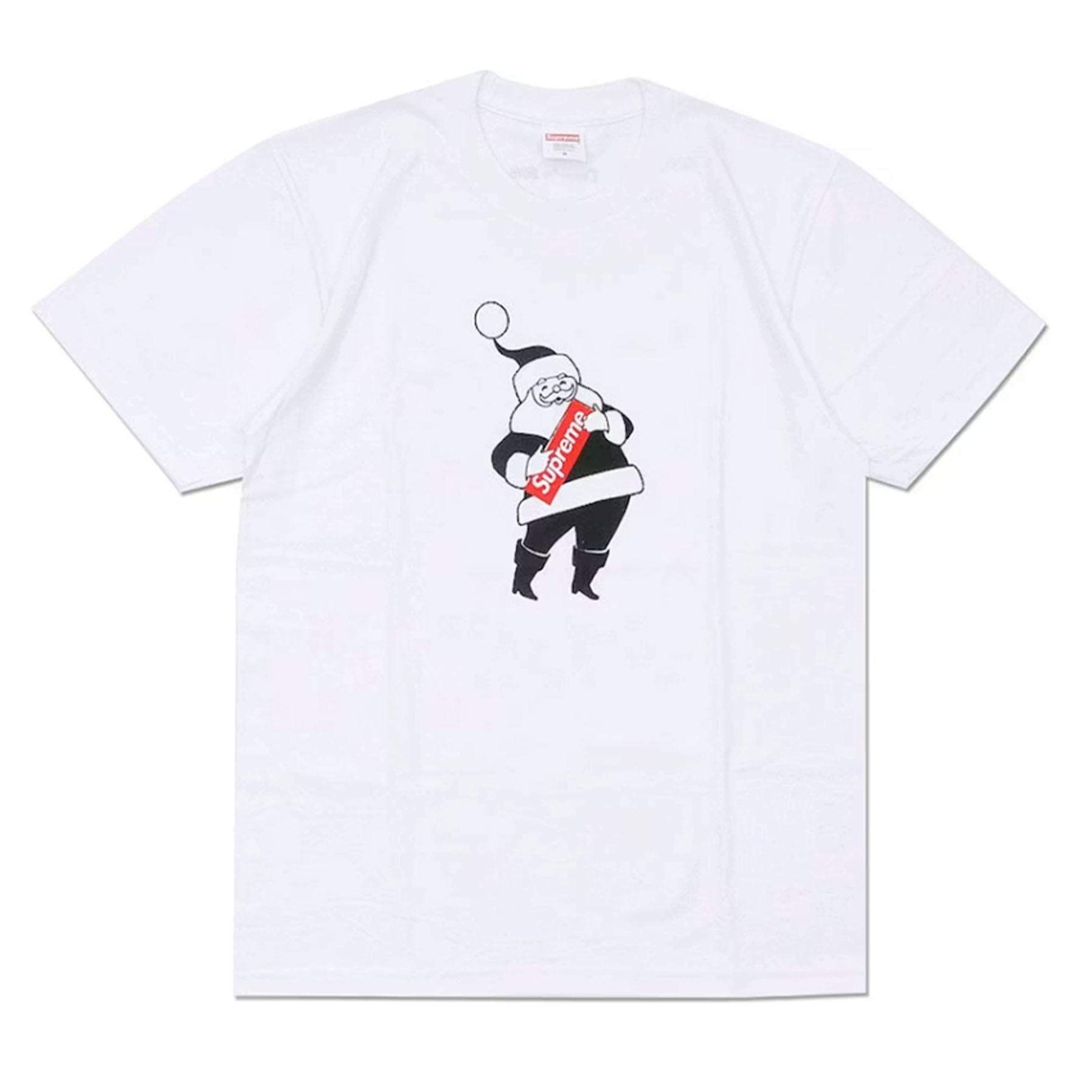 Supreme Santa Tee White [USED] - M (Used) – DISTRICT ONE NY