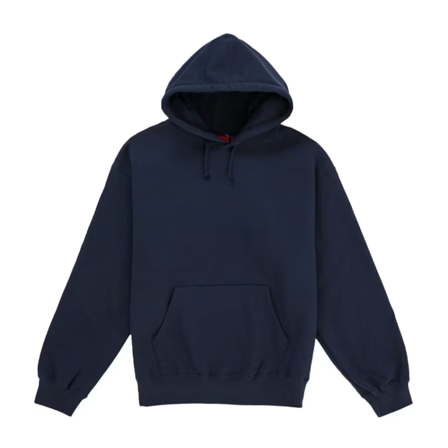 Supreme Satin Applique Hooded Sweatshirt (SS26) Washed Navy