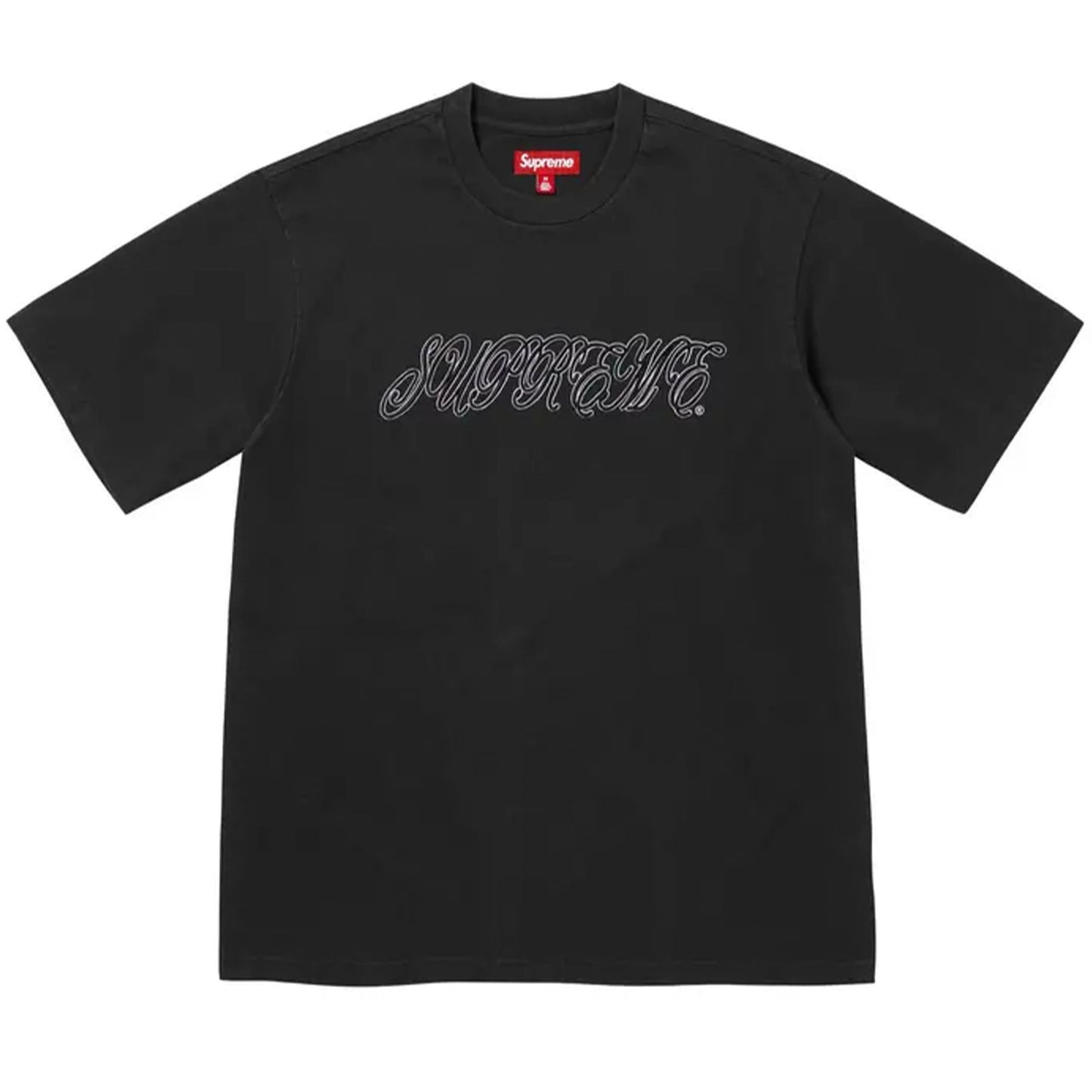 Supreme Raised Script S/S Top Black