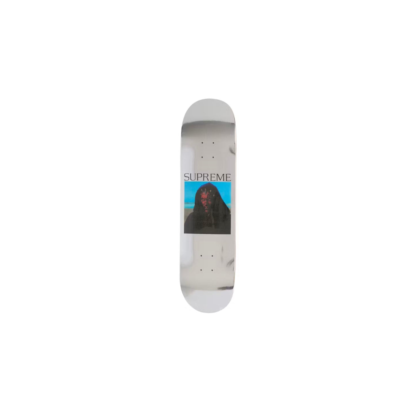 Supreme Sith Skateboard Deck Silver