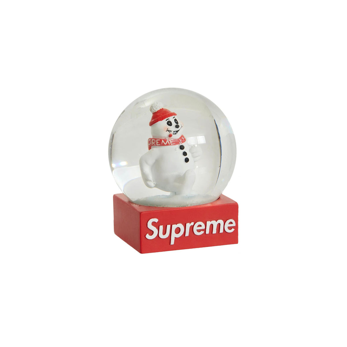 Supreme Snowman Snowglobe Red