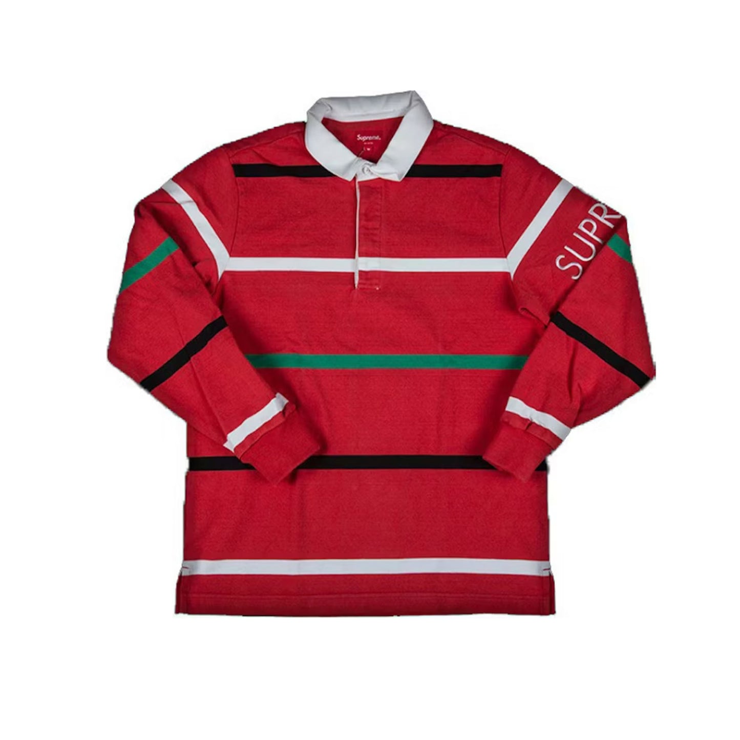Supreme Striped Rugby Red