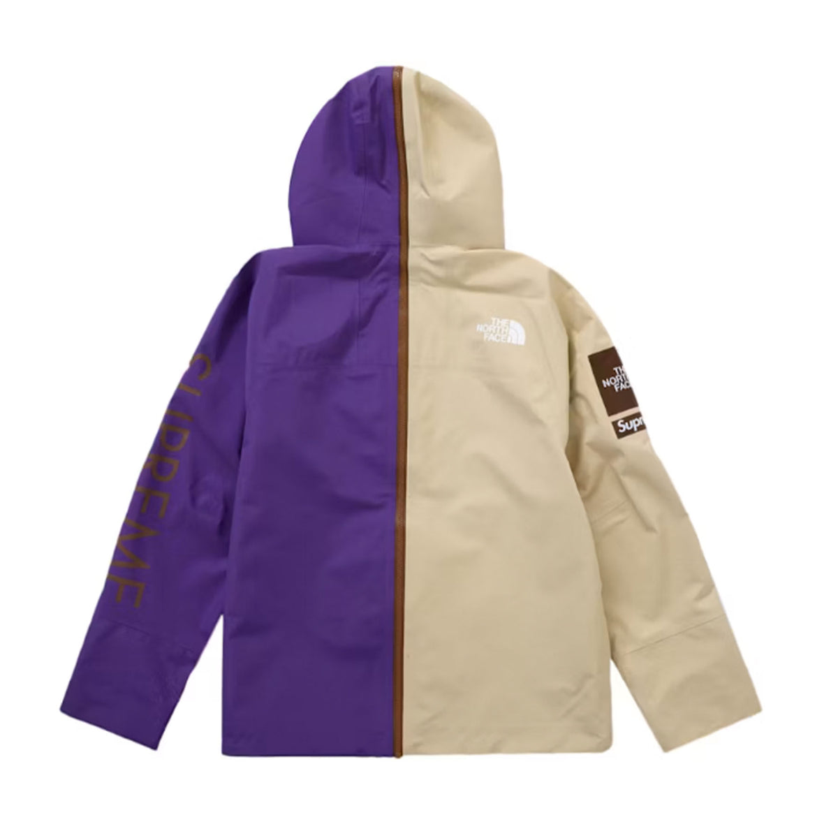 Supreme x The North Face Split Taped Seam Shell Jacket 'Tan'