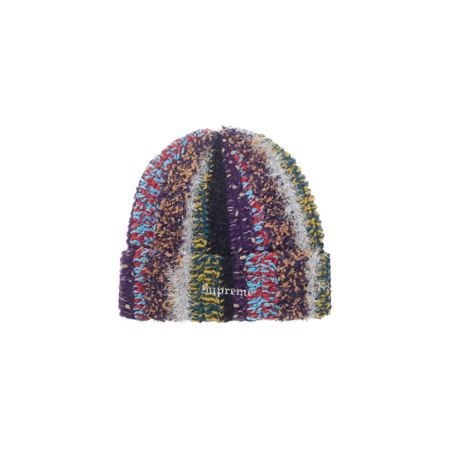 Supreme Tinsel Stripe Beanie Multicolor