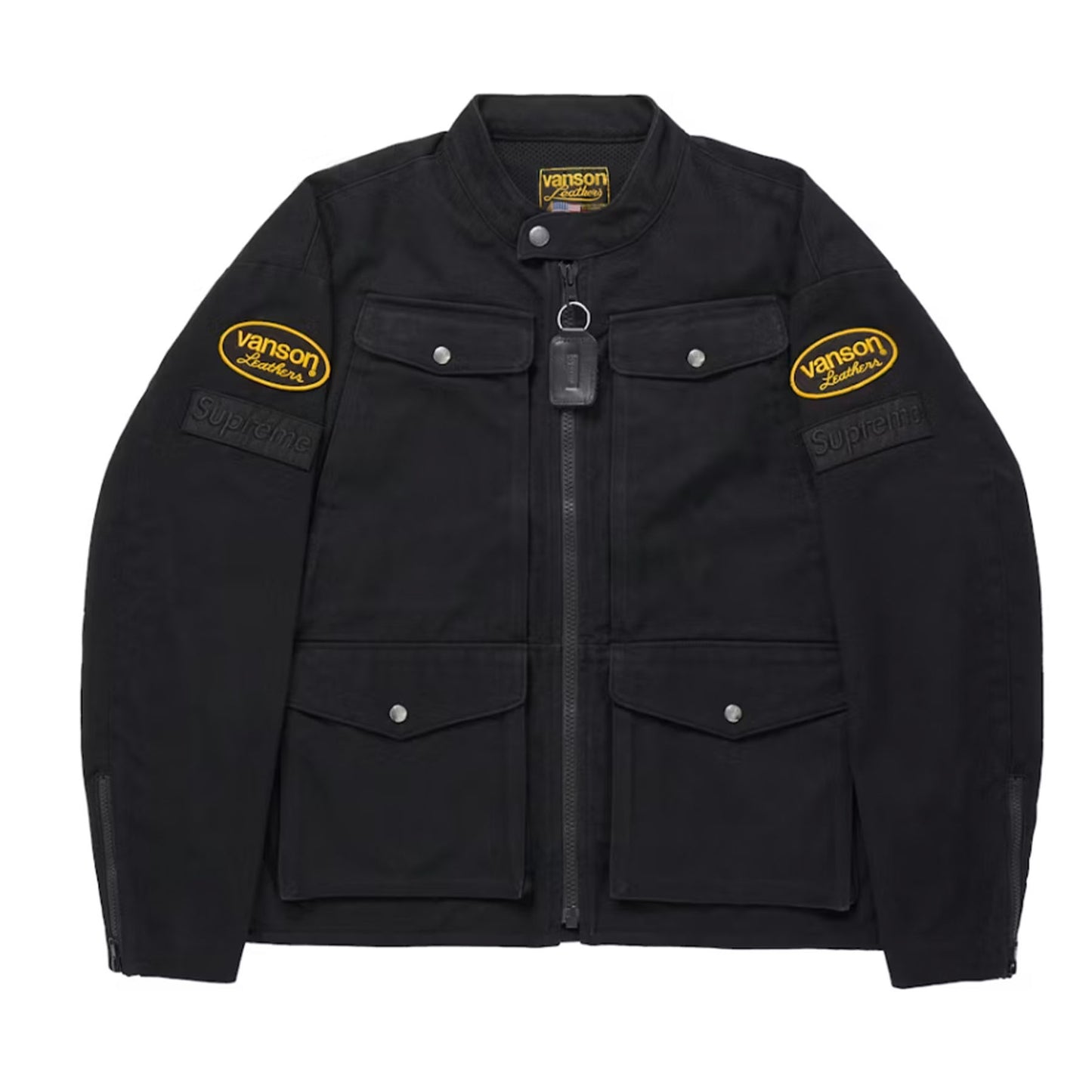 Supreme Vanson Leathers Cordura Jacket (SS26) Black