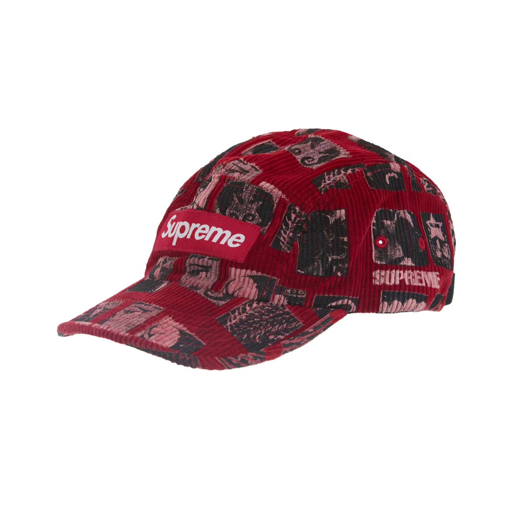 Supreme Weirdo Dave Corduroy Camp Cap Red – DISTRICT ONE NY