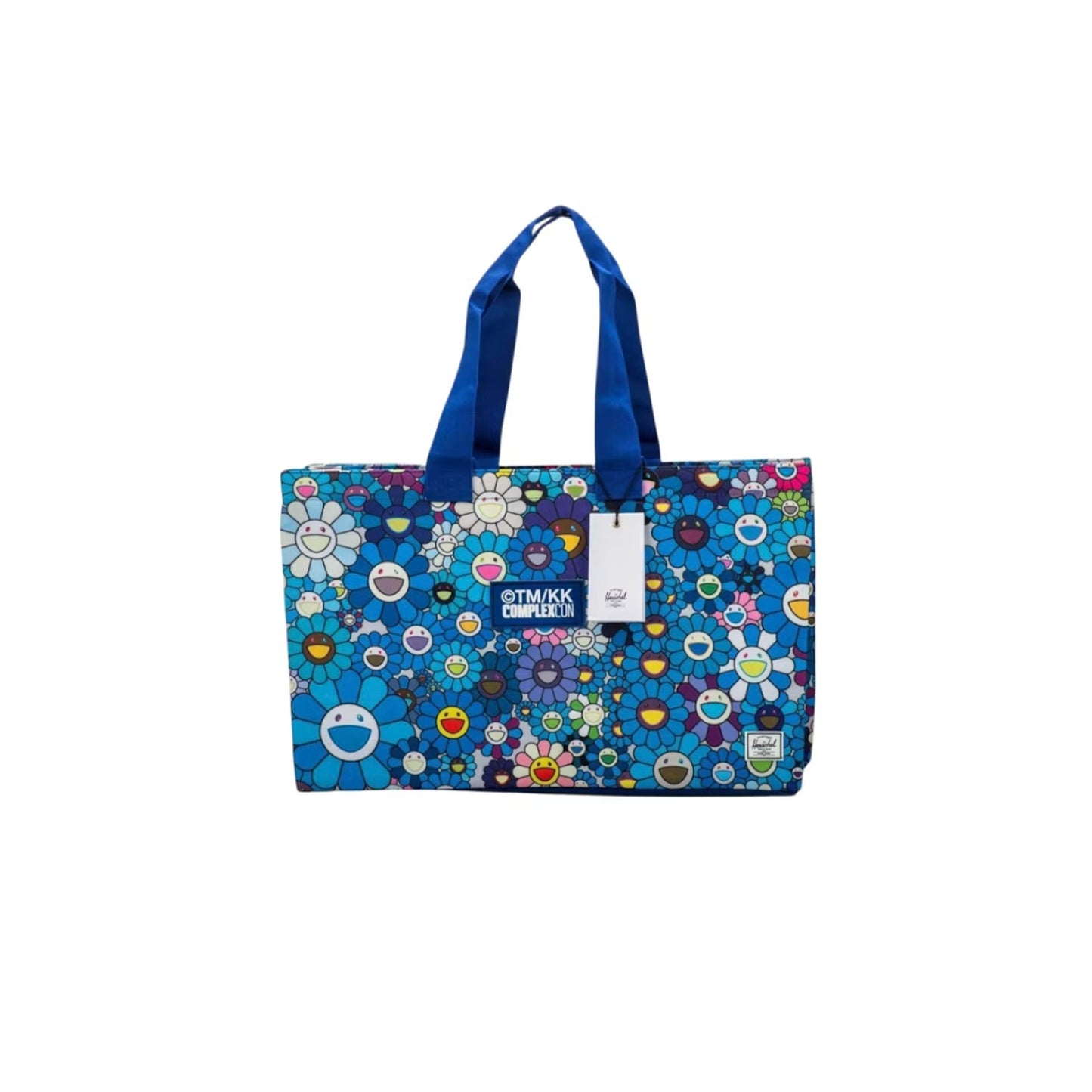 Takashi Murakami x Herschel ComplexCon Oversized Tote Blue