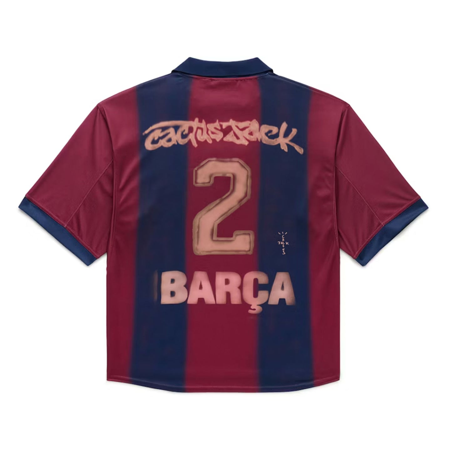 Travis Scott x Nike x FC Barcelona Retro 2000/01 Home Skeleton Jersey Multicolor