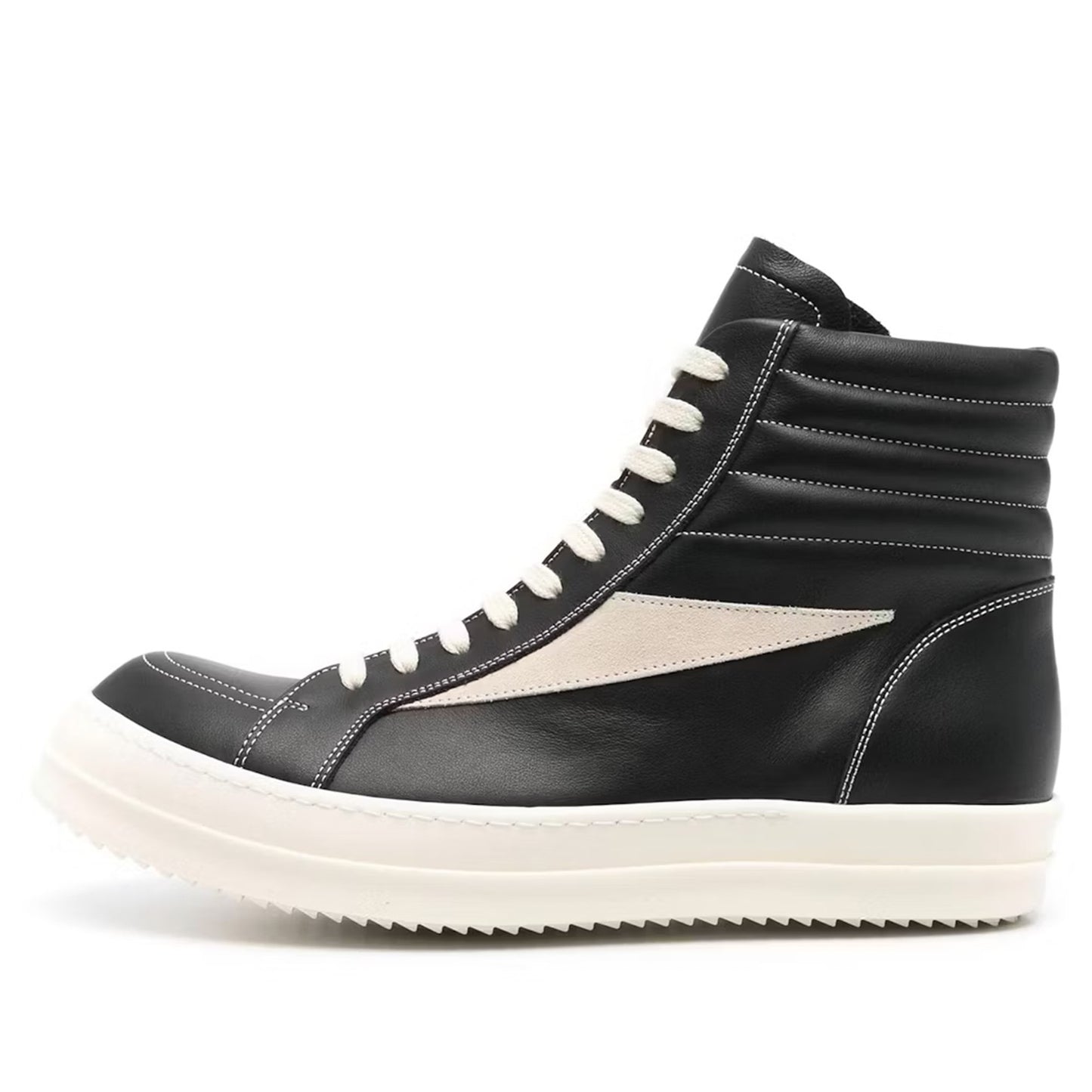RU02D6896LCOLVS 911 Rick Owens Porterville Vintage High Black Milk