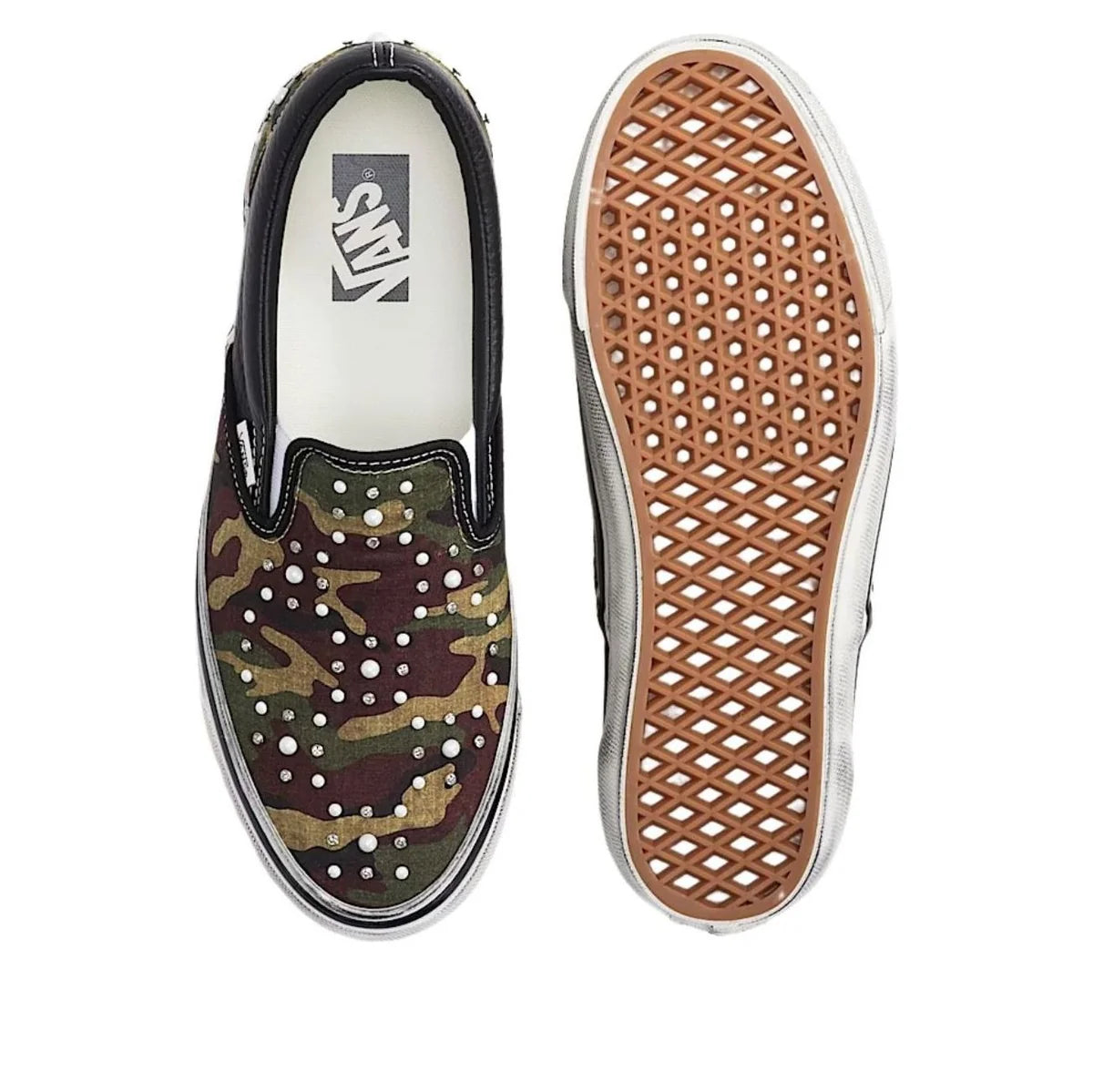 VN000D9PCAK Vans LX Classic Slip-On 98 Pearlized Pack Camo Black