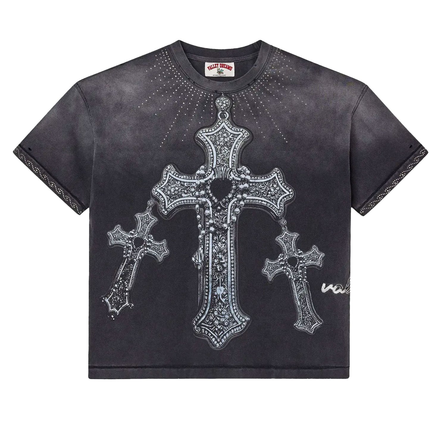 Vale Forever Pierced Tee Black