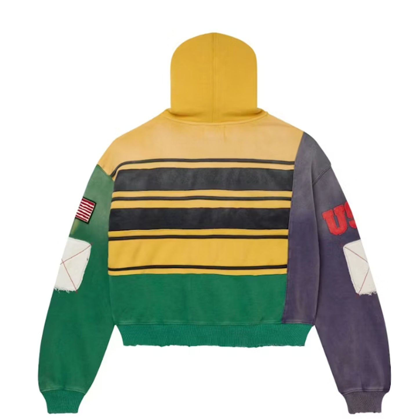 Vale Forever Collage Mardi Gras Zip-Up Hoodie