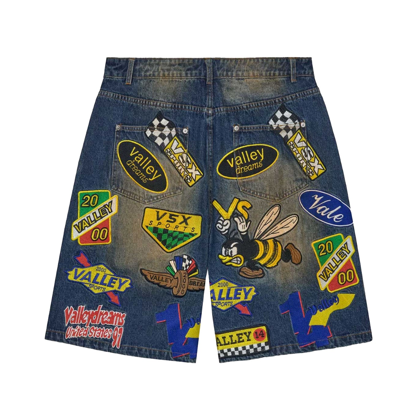 Vale Forever Passport Jorts Blue