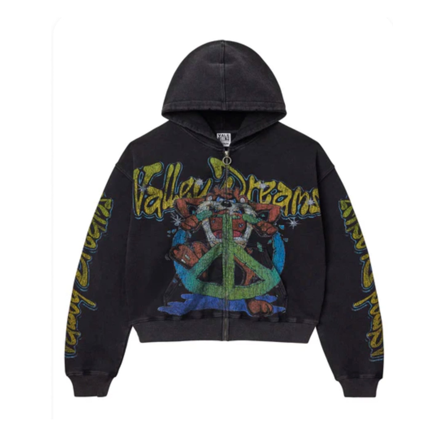 Vale Forever Taz Zip Up Hoodie Black