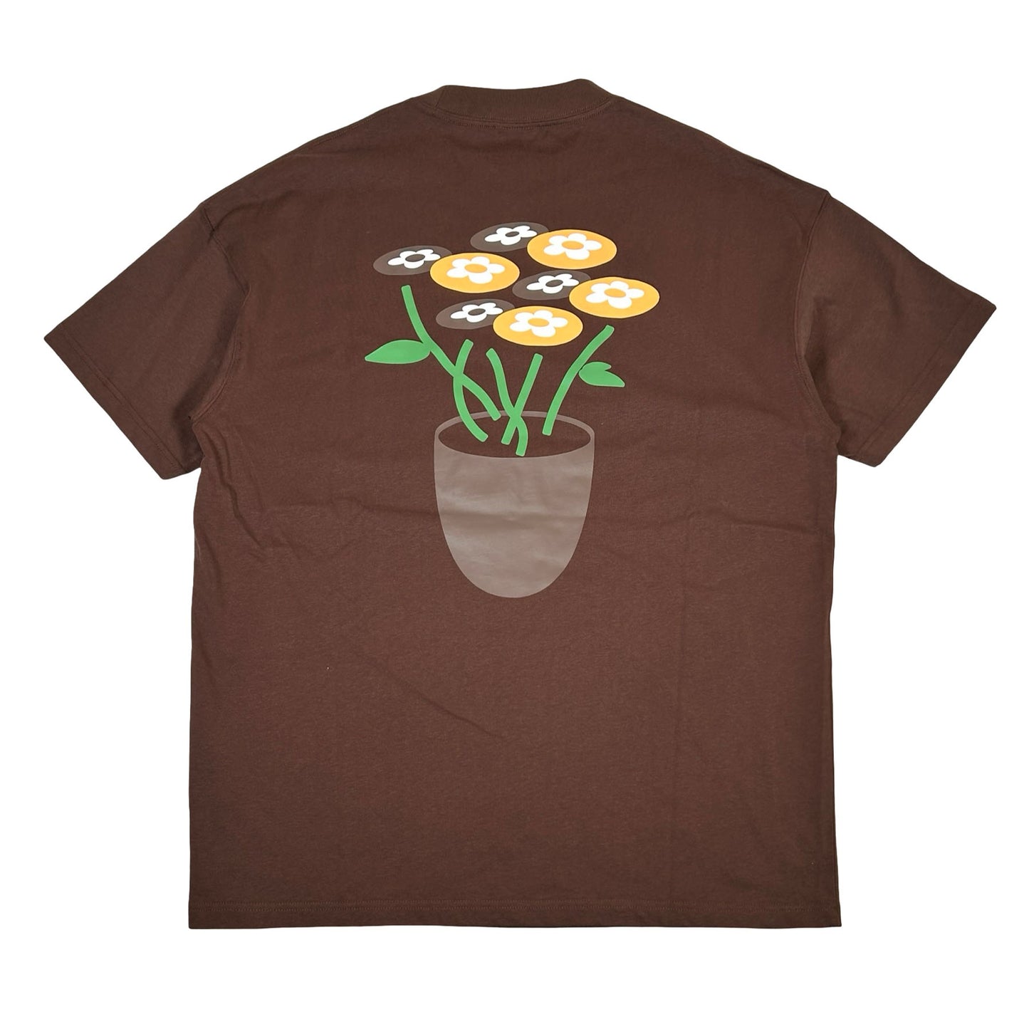 Vandy The Pink Flower Pot Tee Brown