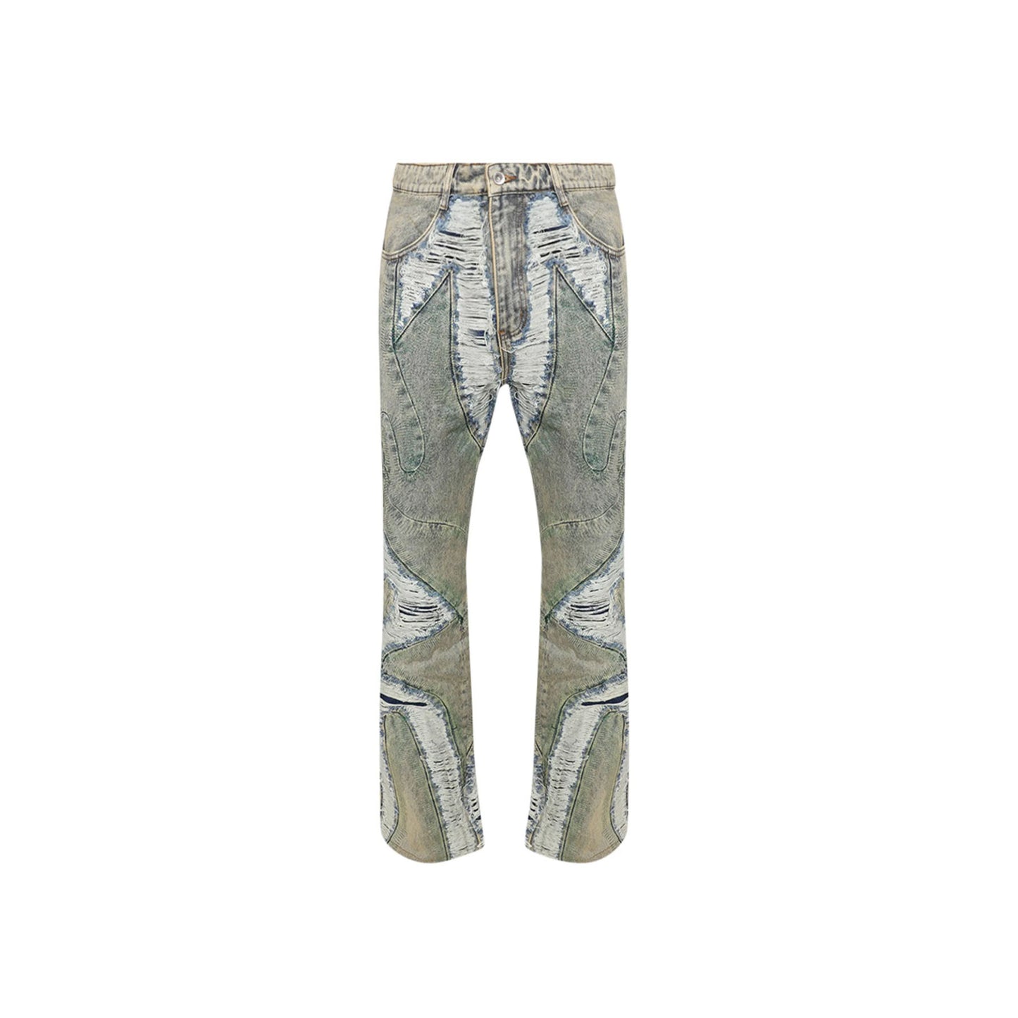 Who Decides War Wave Distressed Jeans Denim
