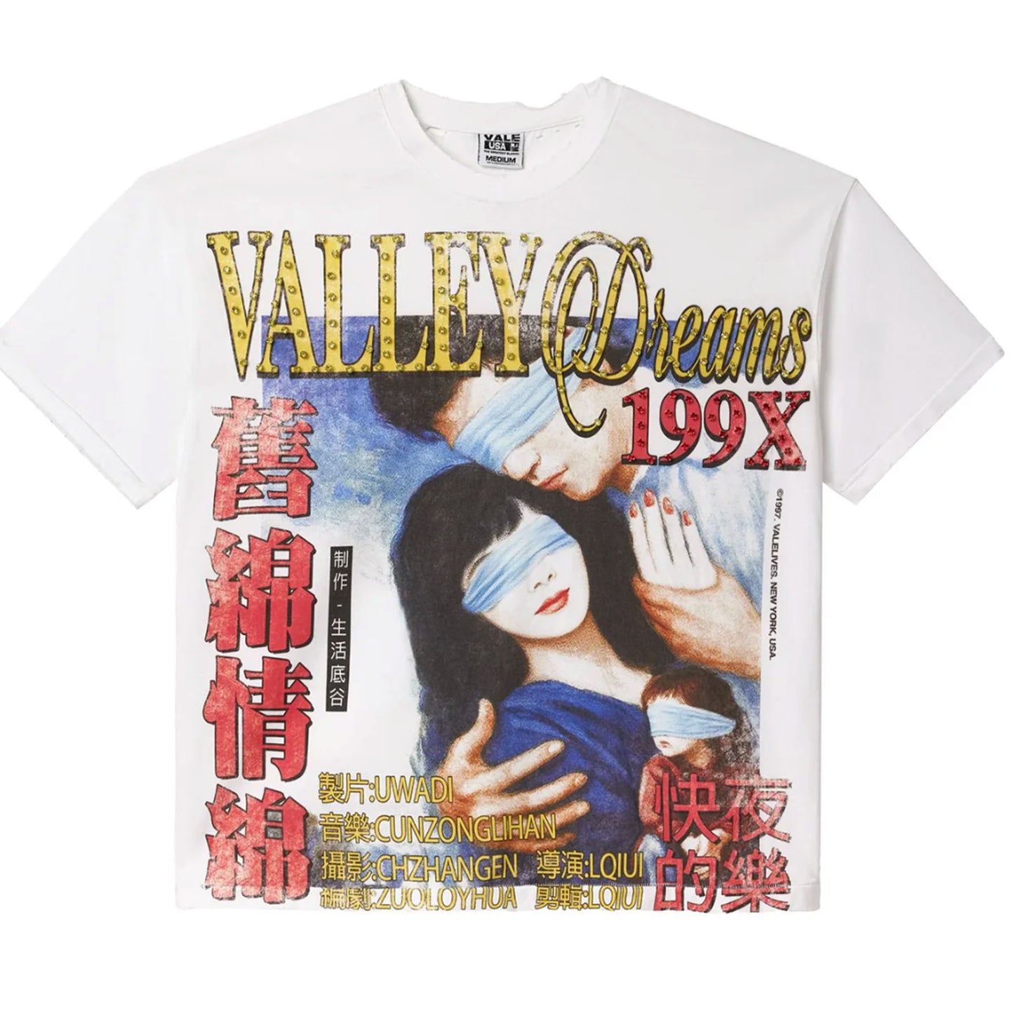 Vale Forever White Love Bling T-Shirt