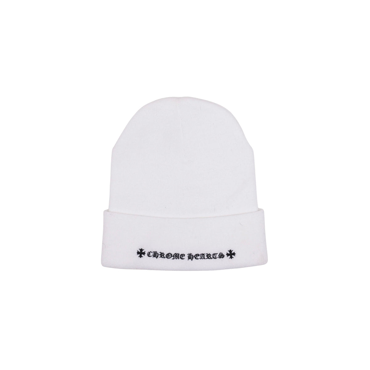 Chrome Hearts CH Embroidered White Watch Cap