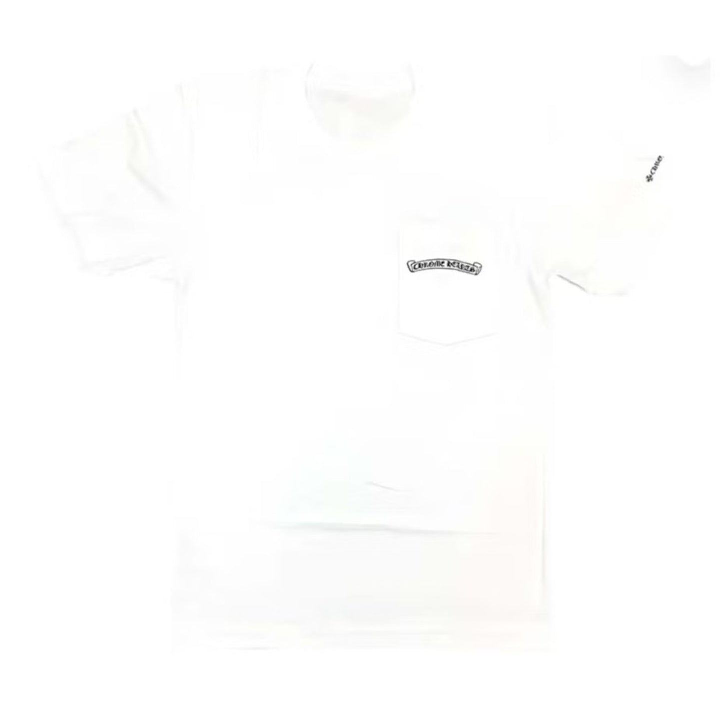 Chrome Hearts Scroll Logo Pocket T-shirt White