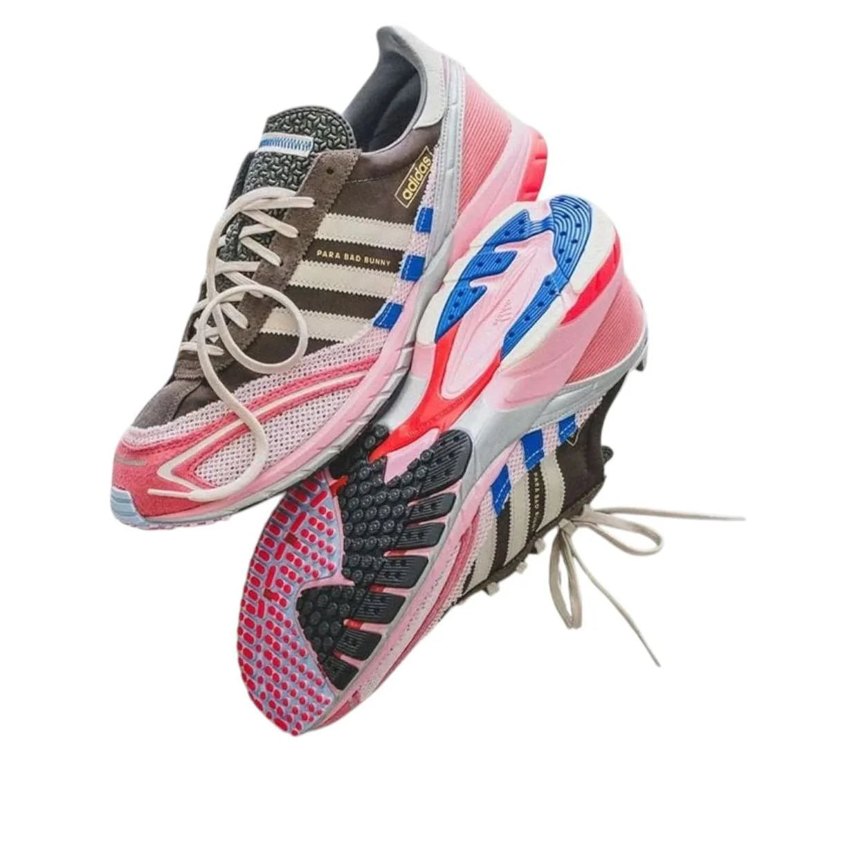 JP5997 Adidas Adizero SL 72 Bad Bunny Brown Clear Pink