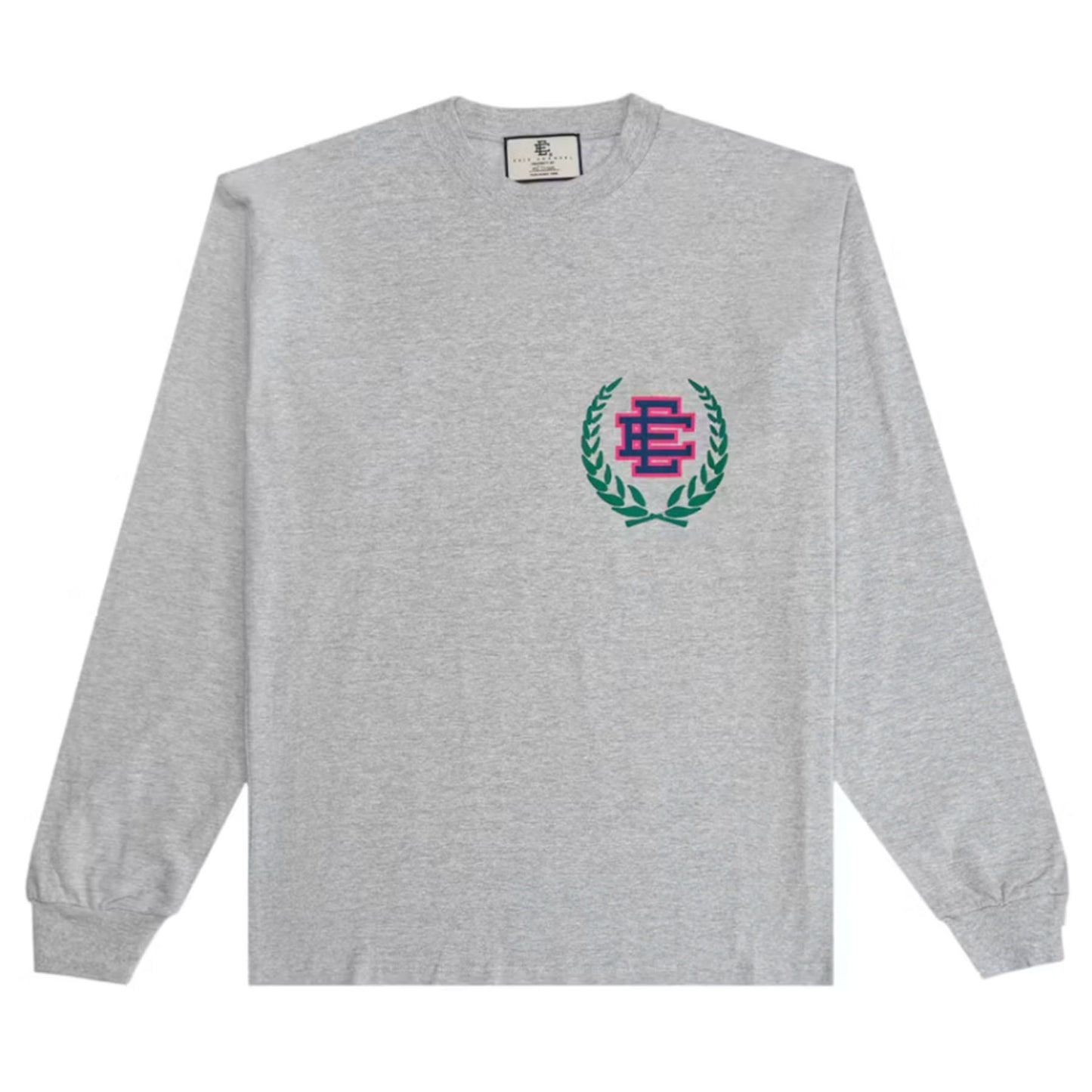 Eric Emanuel EE Long Sleeve Tee Heather Grey/Navy