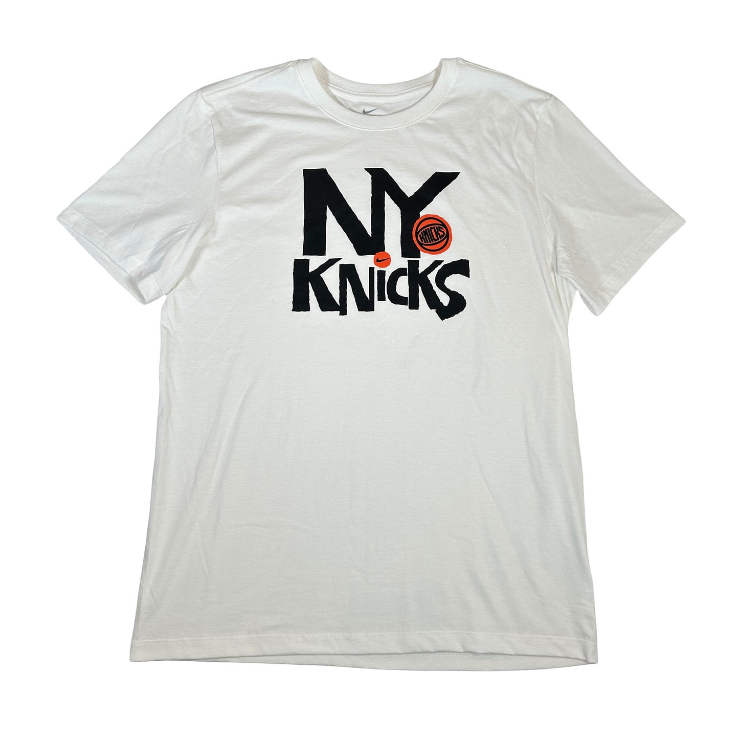 Nike Park & Shop NY Knicks Font Tee White