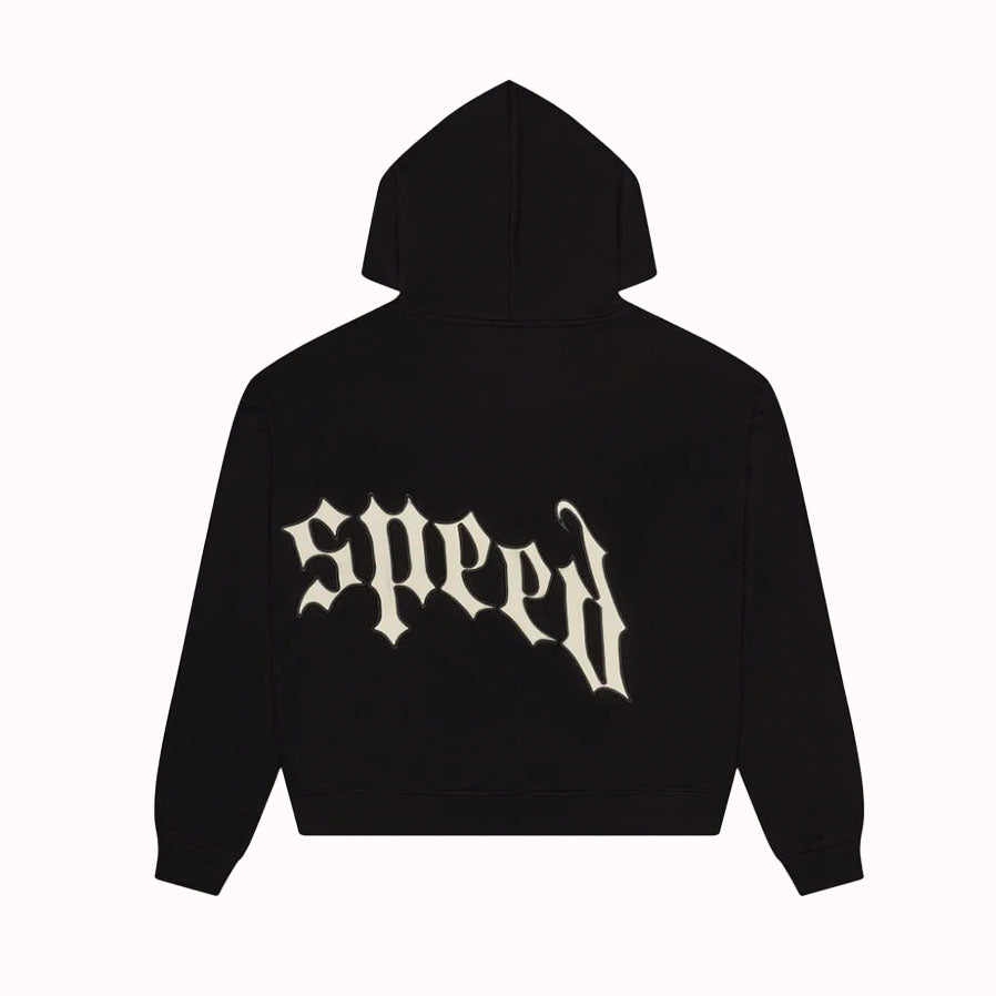 Godspeed OG Logo Zip Hoodie V2 Black