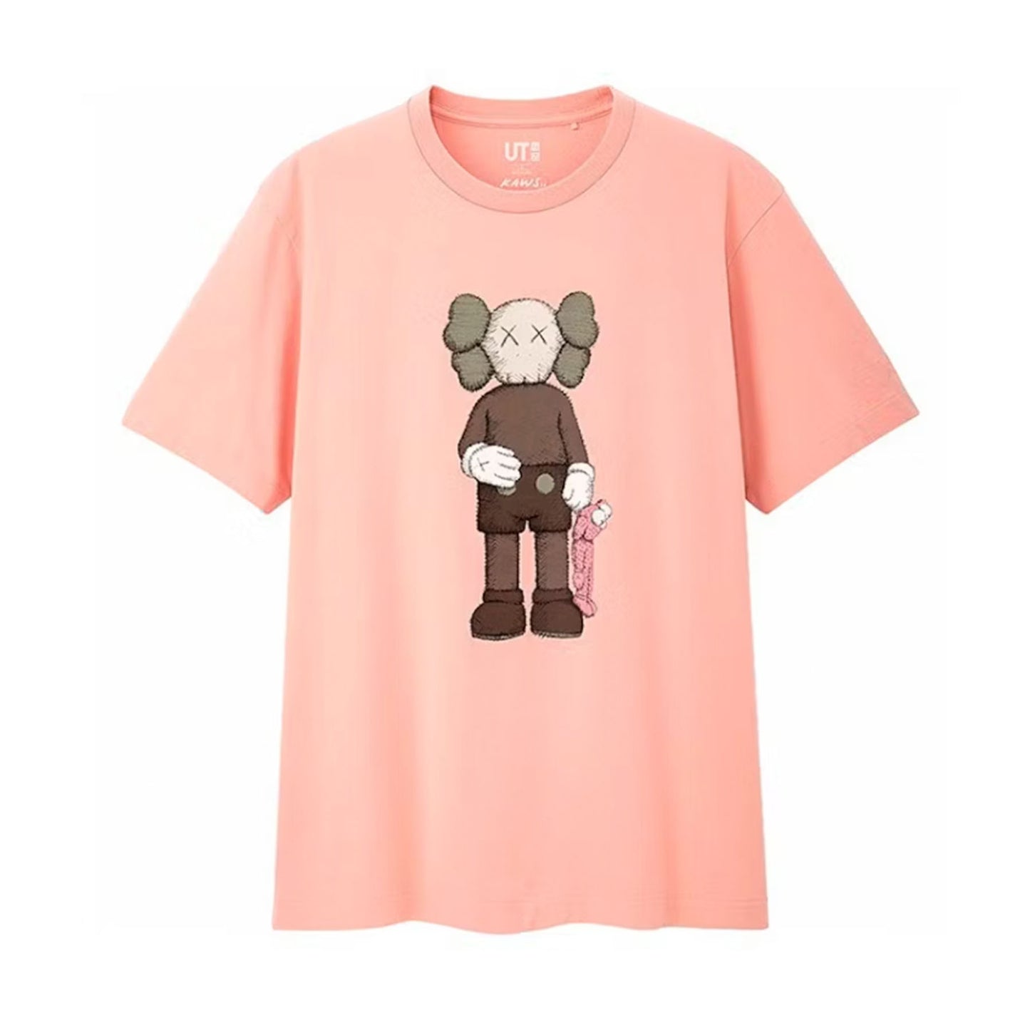 KAWS x Uniqlo Companion Tee Pink