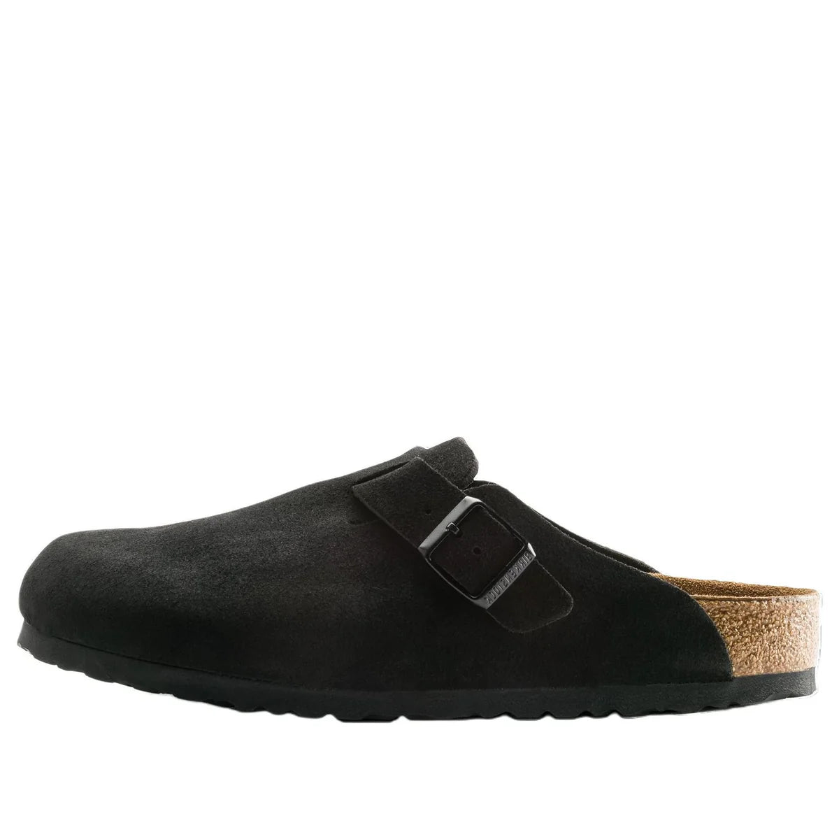 0660471 Birkenstock Boston Soft Footbed Suede Black