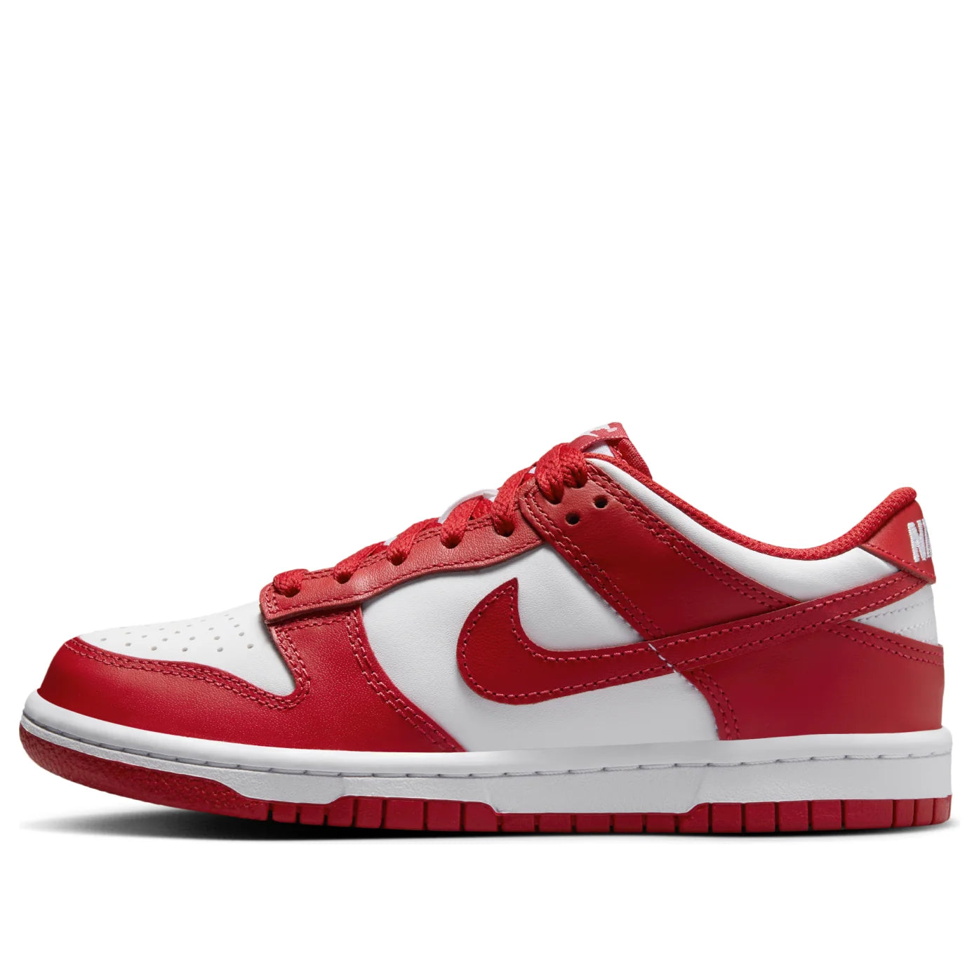 FB9109 119 Nike Dunk Low White University Red (GS)