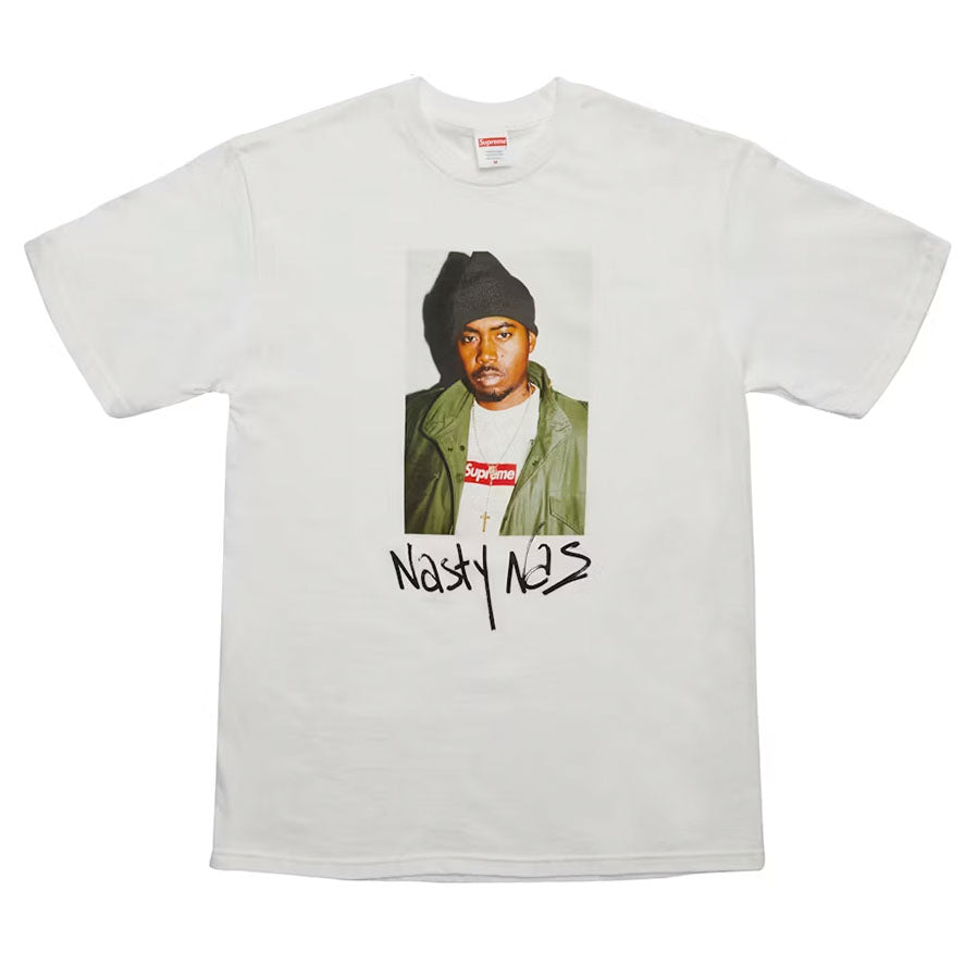 Supreme Nas Tee White