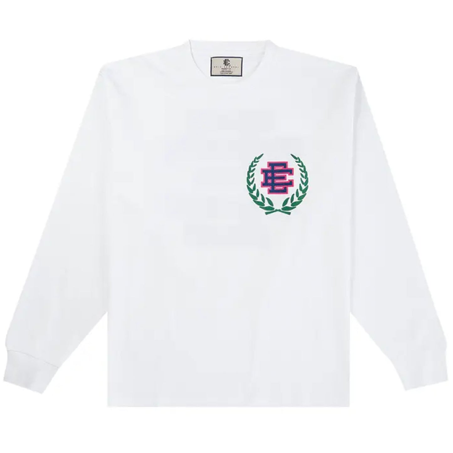 Eric Emanuel EE Long Sleeve Tee White/Navy
