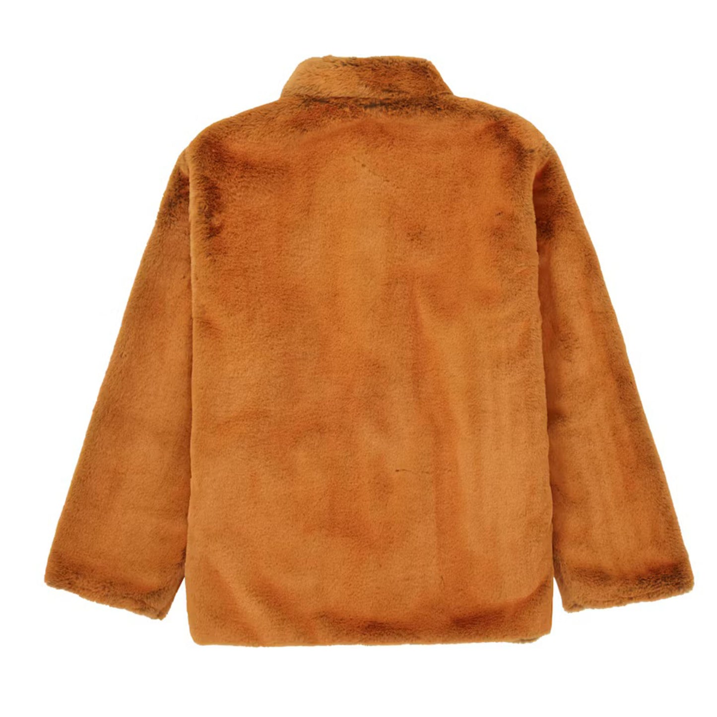 Supreme 2-Tone Faux Fur Shop Coat Orange
