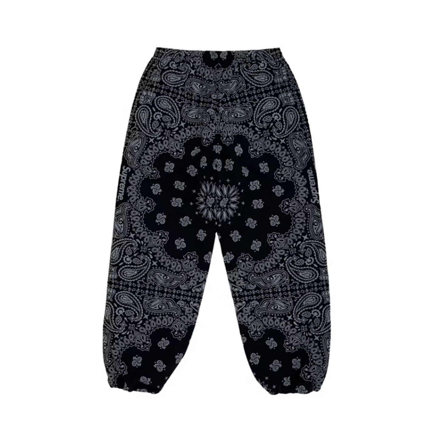 Supreme Reflective Bandana Track Pant Black