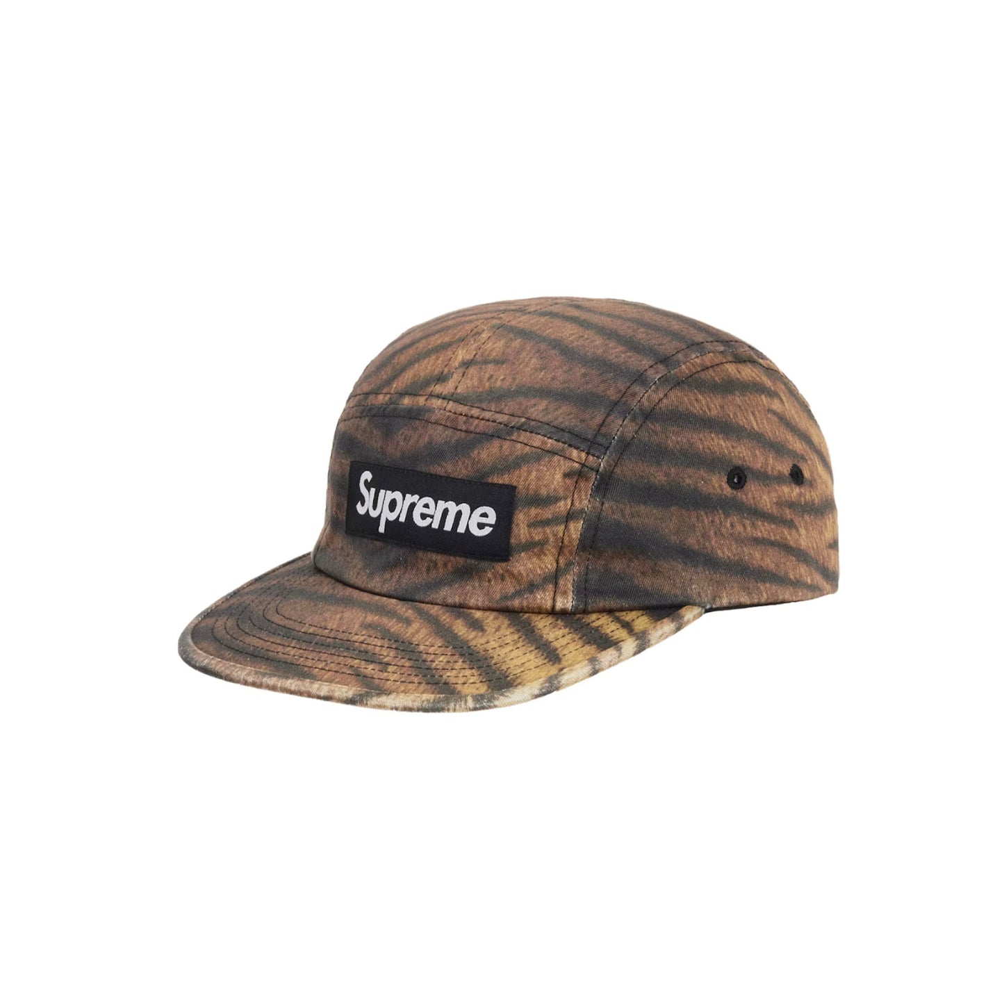 Supreme Washed Chino Twill Camp Cap (FW25)Tiger