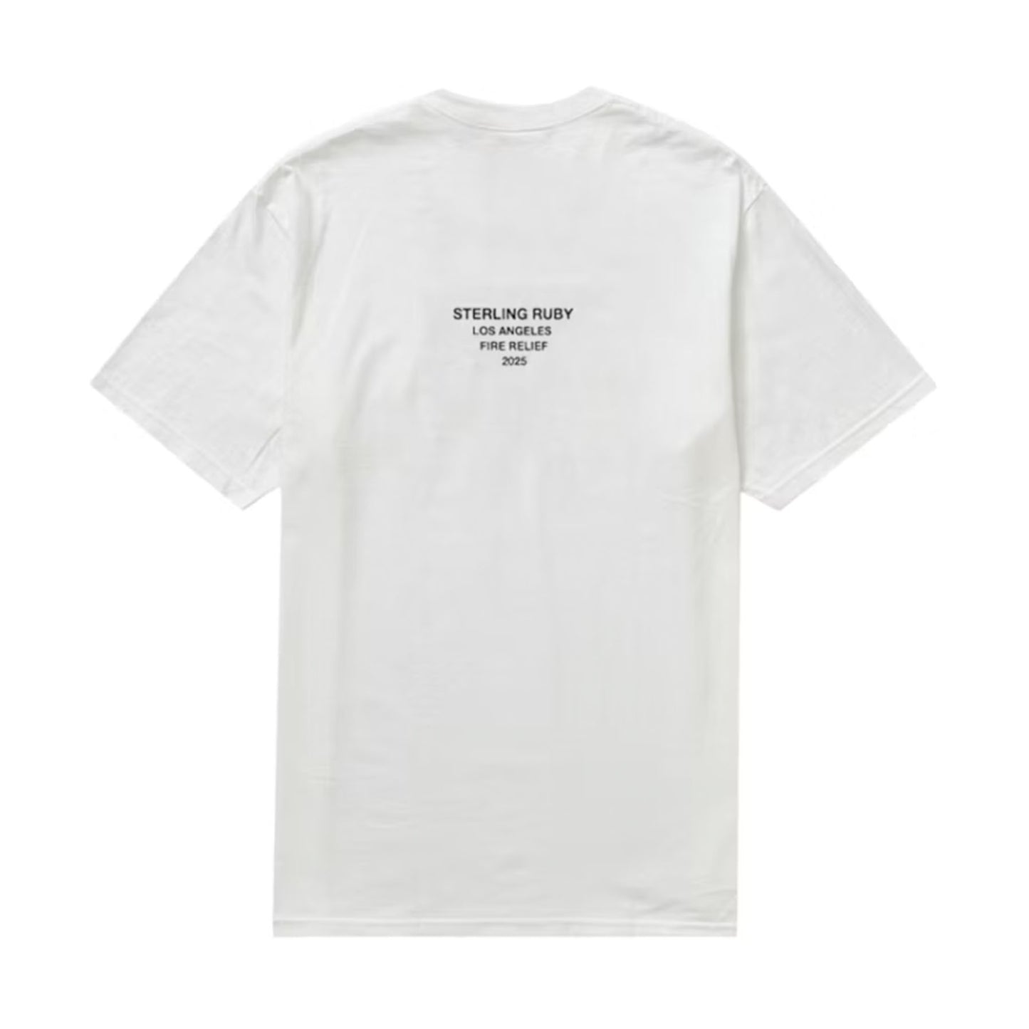 Supreme Los Angeles Fire Relief Box Logo Tee White
