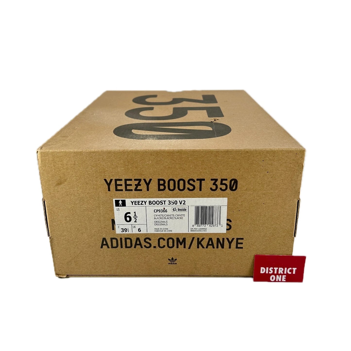 CP9366 Yeezy 350 V2 Cream White - 6.5 M (Soles Yellowing)