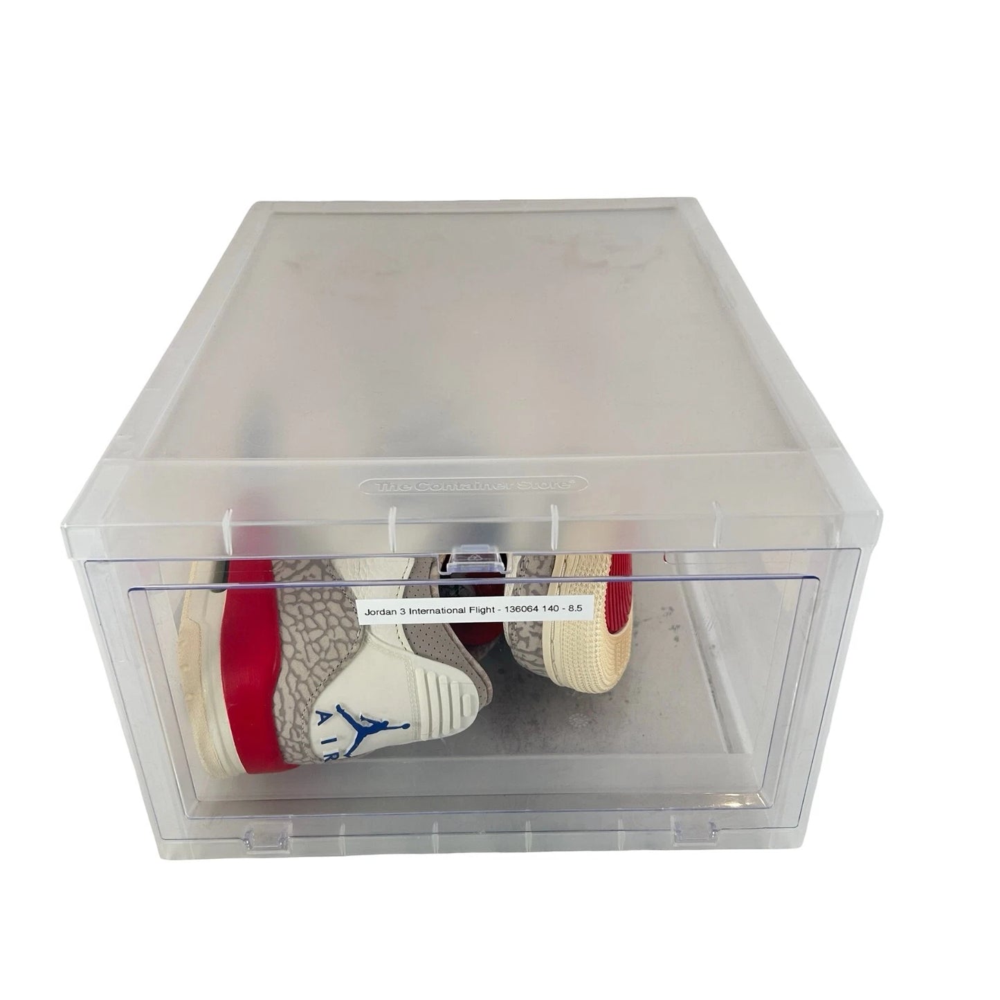 136064 140 Air Jordan 3 Retro International Flight - 8.5 M (Soles Yellowing) (Replace Box)