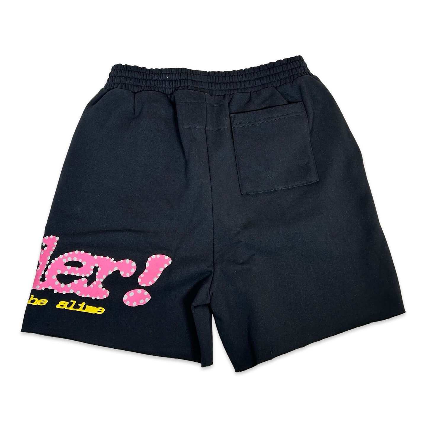 Sp5der Punk V2 Sweatshorts Black