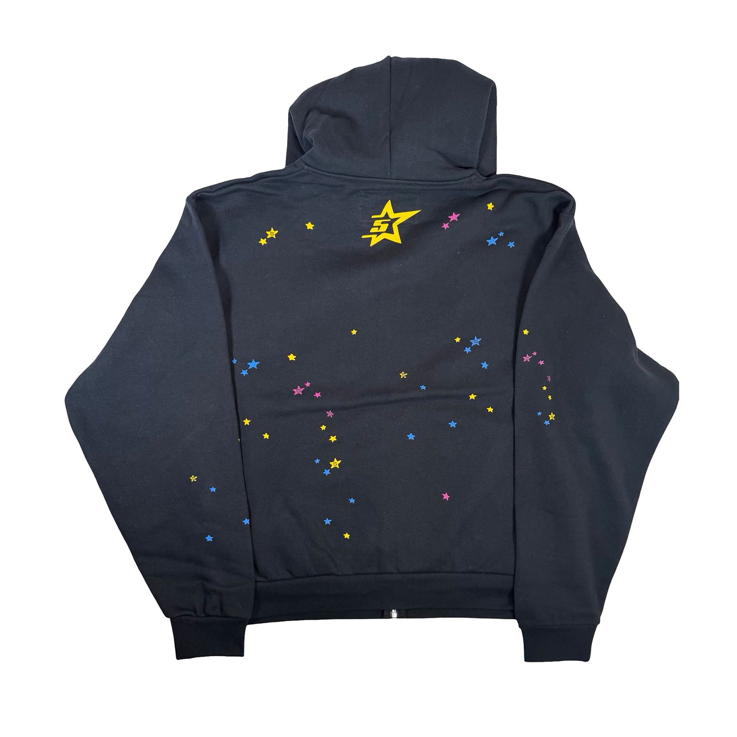 Sp5der Punk V2 Zip Up Black
