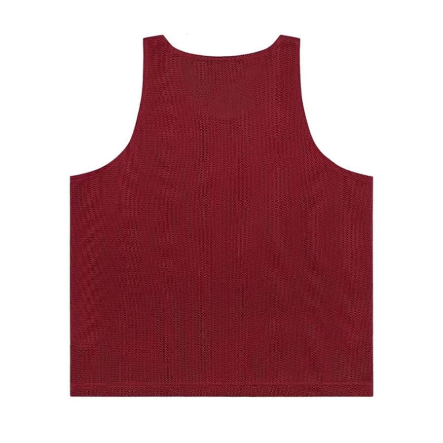 Denim Tears x Stussy Jamaica High Gym Tank Red