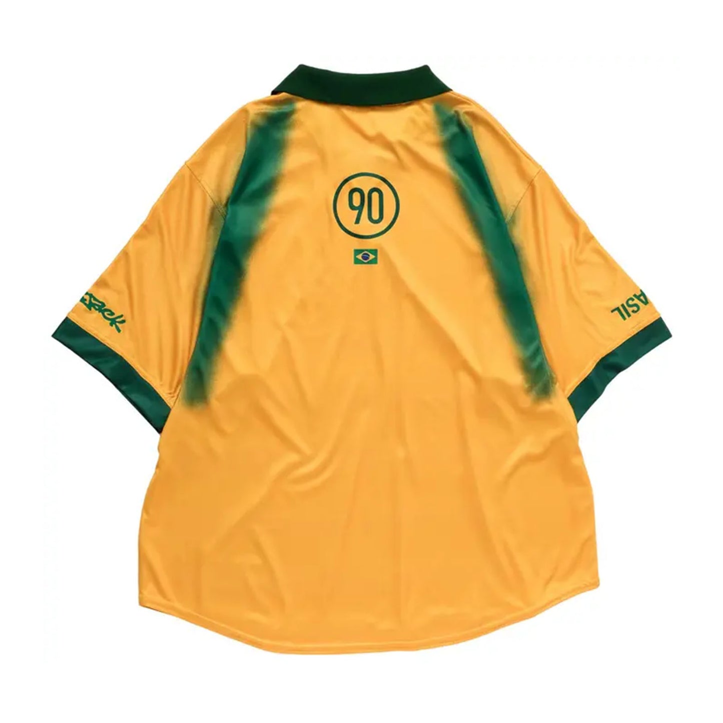 Travis Scott Cactus Jack x Nike Brasil Total 90 Retro Jersey Yellow Green