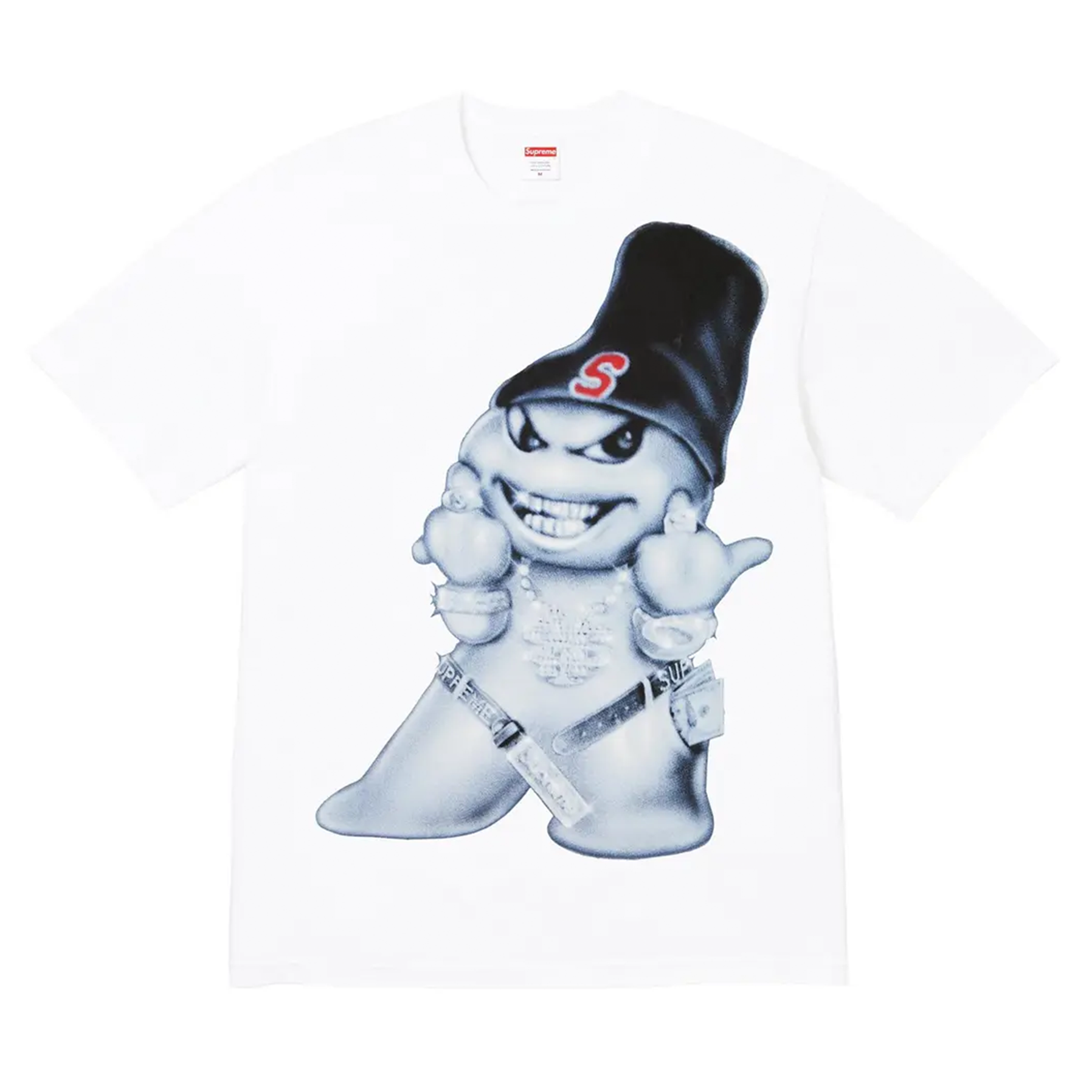 Supreme Snowman Tee White [USED] - XL (Used) – DISTRICT ONE NY