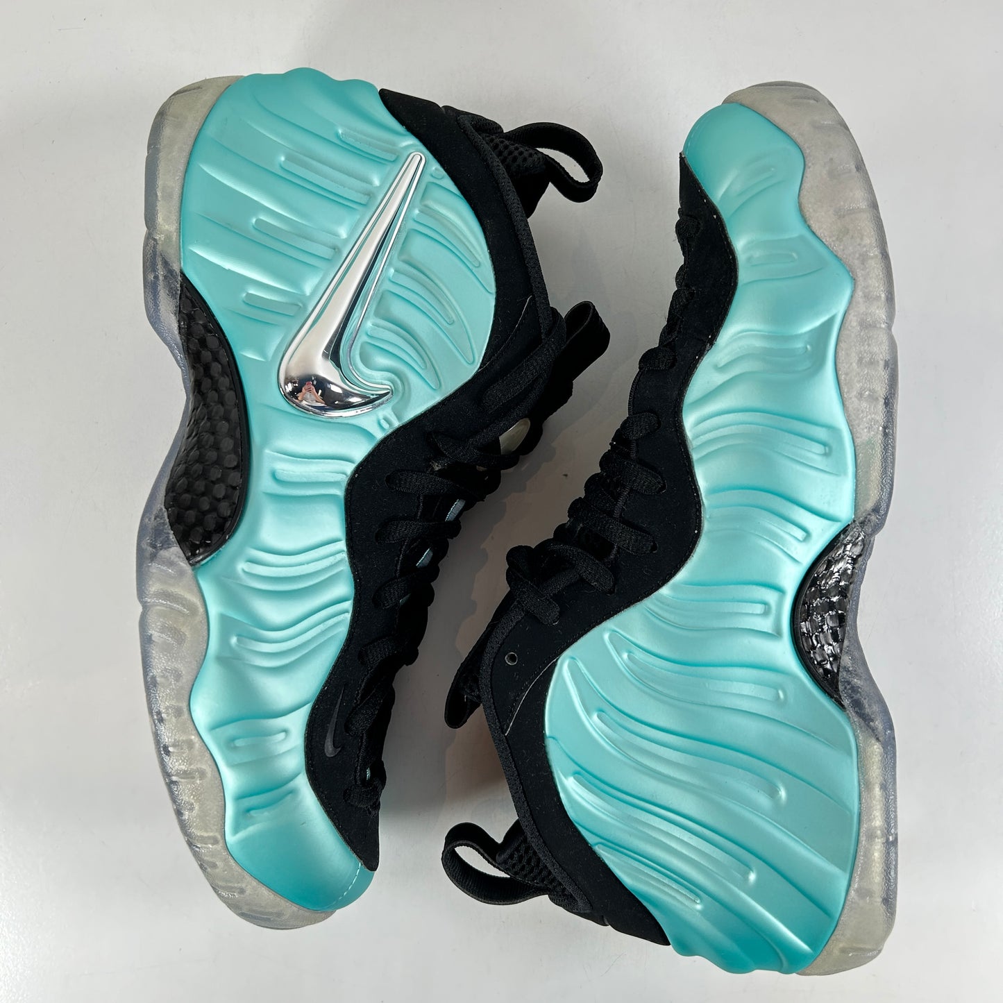 624041 303 Air Nike Foamposite Pro Island Green [USED] - 11 M (VNDS) (Replace Box)