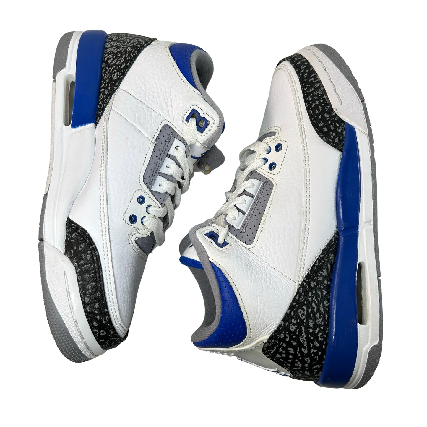 398614 145 Jordan 3 Retro Racer Blue (GS) [USED] - 5 Y (Used) (No Box)