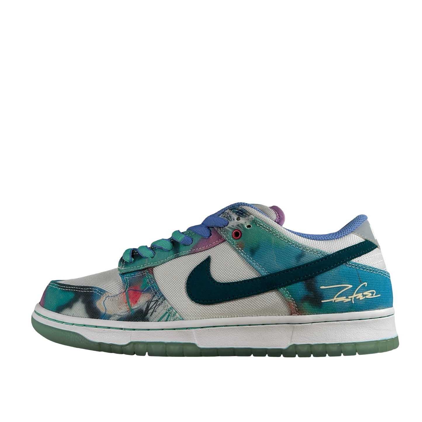 HF6061 400 Nike SB Dunk Low Futura Laboratories Bleached Aqua - 10.5 M (Slightly Yellowing Sole)