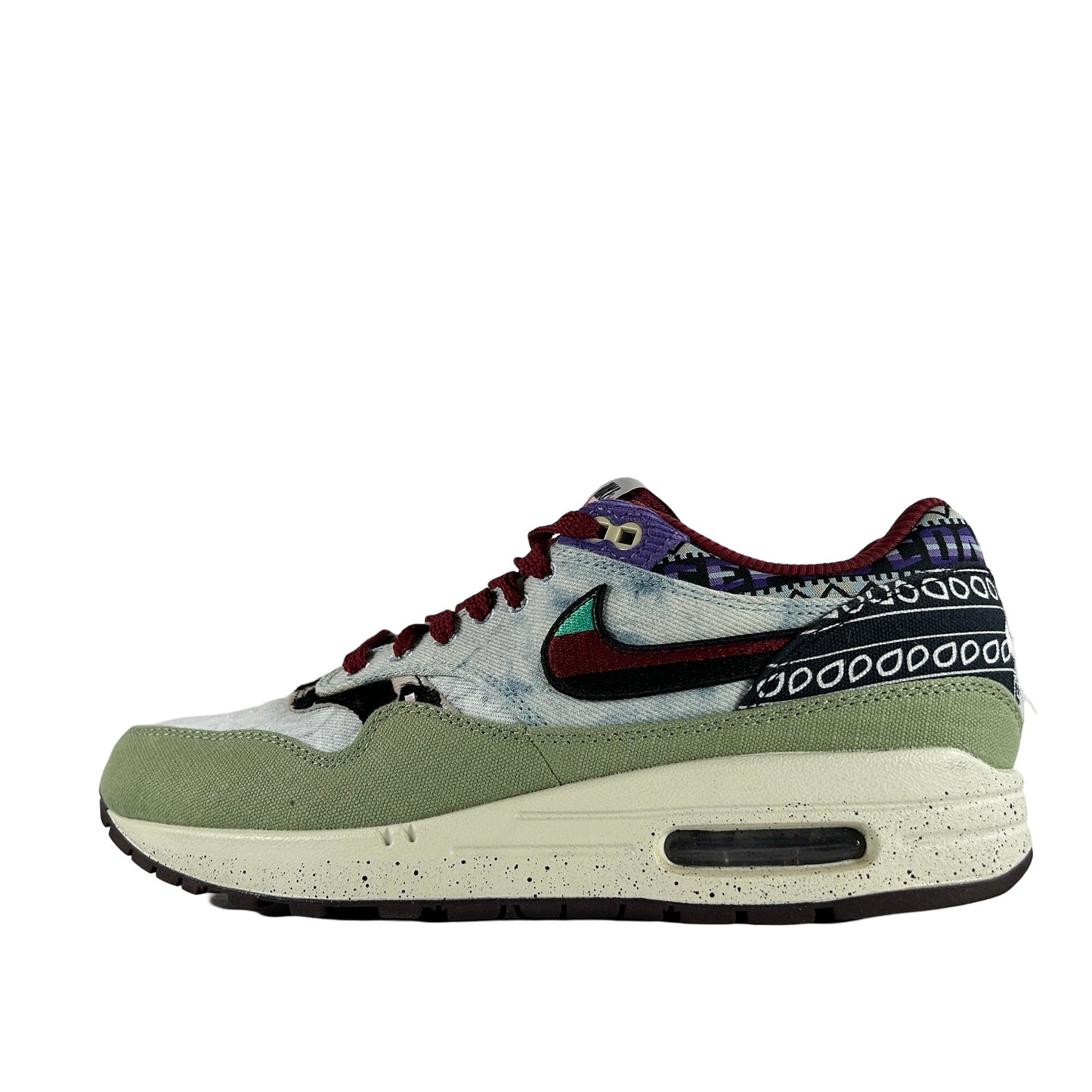 DN1803 300 Nike Air Max 1 Concepts Denim Olive Canvas [USED] - 8.5 M (Used2)