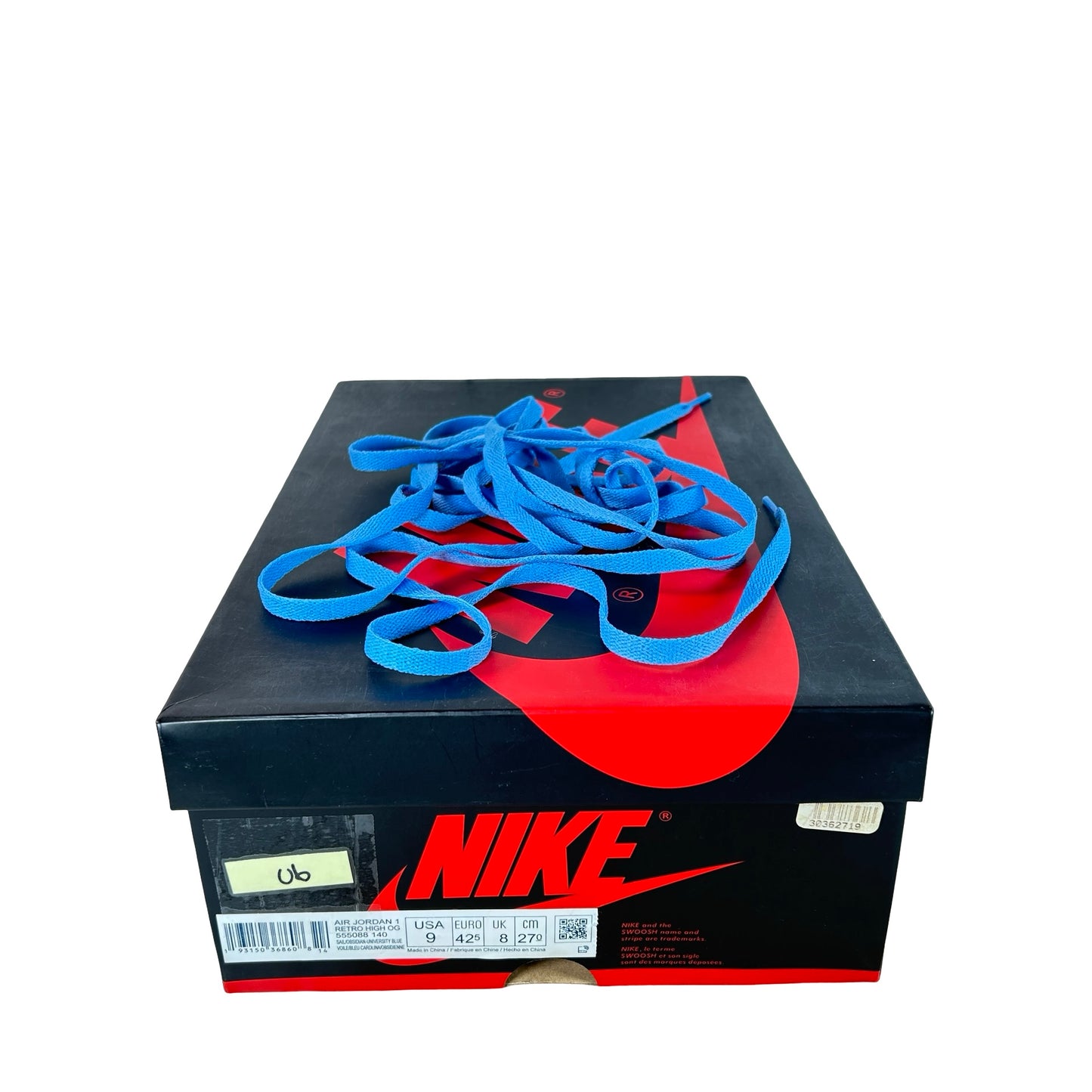 555088 140 Jordan 1 Obsidian UNC [USED] - 9 M (Used6)