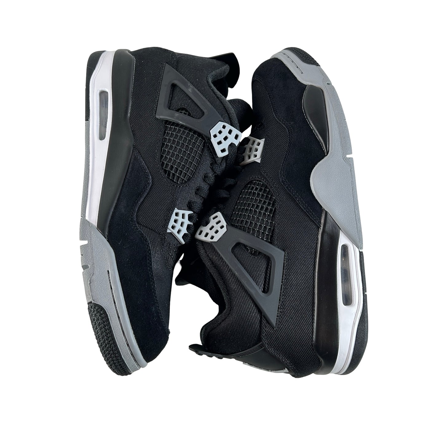 DH7138 006 Jordan 4 Retro SE Black Canvas [USED] - 10 M (Used7)